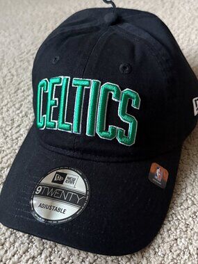 New Era Boston Celtics 9TWENTY Statement Strapback Adjustable Hat Cap NBA NWT